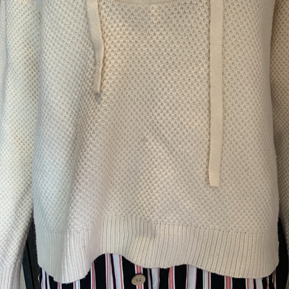 Madewell Jameson Lace Up Merino Wool Sweater - Picture 7 of 13